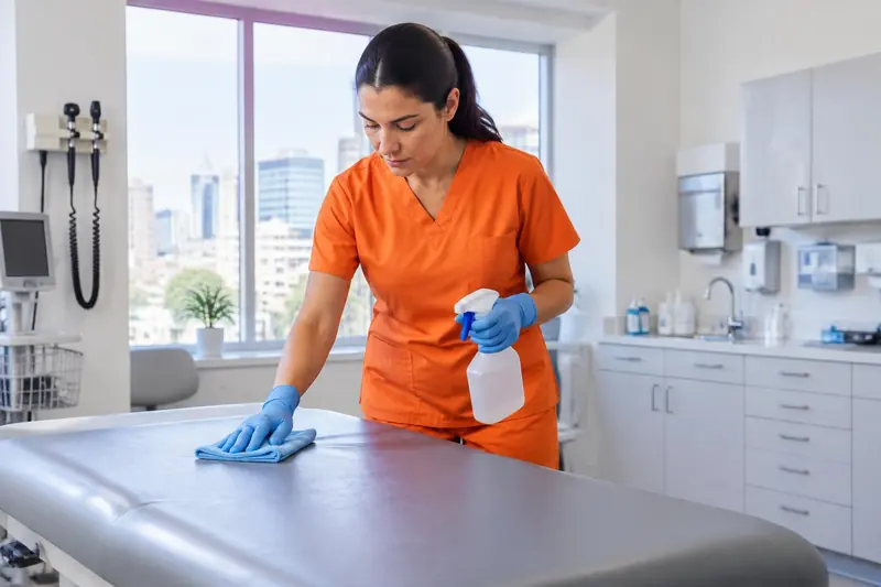 Entretien de cliniques médicales et de santé :